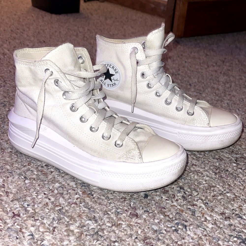 PLATFORM CONVERSE White🤍✨